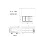 Mesa Baja Refrigerada Ventilada 2 Cajones - Capacidad 235L 2°/+8°C 1323X815X514MM Mesa Baja Refrigerada Ventilada 2 Cajones - Capacidad 235L 2°/+8°C 1323X815X514MM