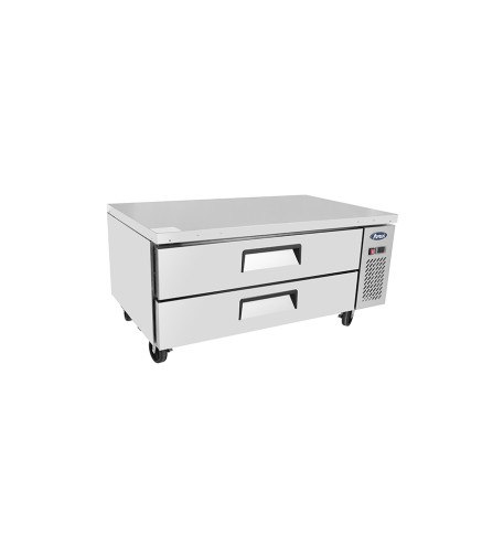 Mesa Baja Refrigerada Ventilada 2 Cajones - Capacidad  215L 2°/+8°C 1230X815X514MM