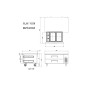 Mesa Baja Refrigerada Ventilada 2 Cajones - Capacidad  215L 2°/+8°C 1230X815X514MM