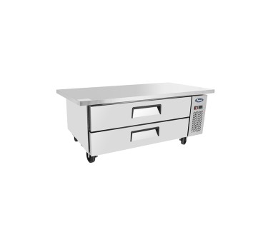 Mesa Baja Refrigerada Ventilada 2 Cajones - Capacidad  235L 2°/+8°C 1536X815X514MM