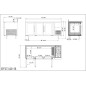 Mesa Refrigerada 1.79m 3 Puertas Cristal 420L Mesa Refrigerada 1.79m 3 Puertas Cristal 420L