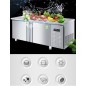 Mesa Fría Ingredientes 3 Puertas Con Tope 380L 220W -2 ℃ ~ 8 ℃ Mesa Fría Ingredientes 3 Puertas Con Tope 380L 220W -2 ℃ ~ 8 ℃