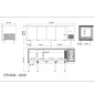 Mesa Refrigerada Acero Inox Ventilada Con 4 Puertas - Capacidad 560L -2°/+8°C 2230X700X850MM Mesa Refrigerada Acero Inox Ventilada Con 4 Puertas - Capacidad 560L -2°/+8°C 2230X700X850MM