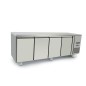 Mesa Refrigerada Acero Inox Ventilada Con 4 Puertas - Capacidad 480L -2°/+8°C 2235X600X850MM Mesa Refrigerada Acero Inox Ventilada Con 4 Puertas - Capacidad 480L -2°/+8°C 2235X600X850MM