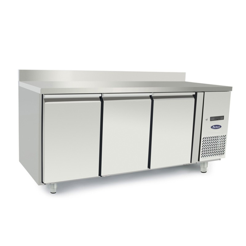 Mesa Refrigerada 1.79m 3 Puertas Inox 420L -2°/+8°C