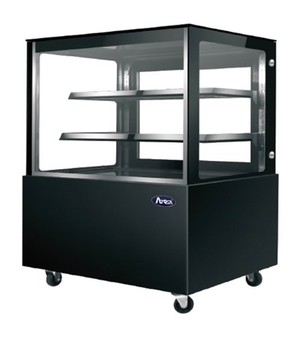 Mostrador De Pasteles - Vitrina Refrigerada con Cristales Frontales Rectos - Ventilada 2°/+8°C 1500X660X1200MM