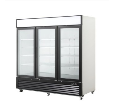 Vitrina Refrigerada Vertical De 3 Puertas Ventilada 2050L 1℃~8℃, 2079X800X2062Mm