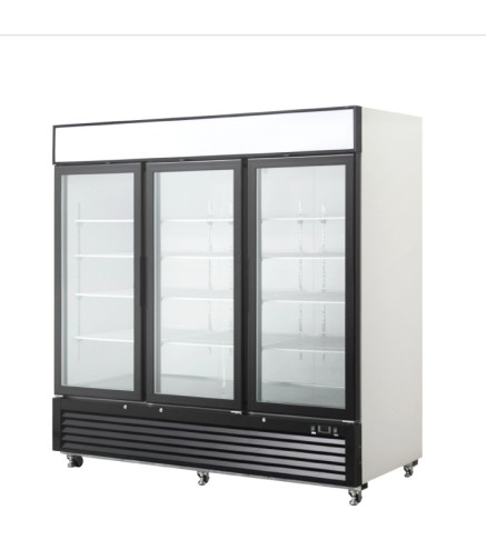 Vitrina Refrigerada Vertical De 3 Puertas Ventilada 2050L 1℃~8℃, 2079X800X2062Mm
