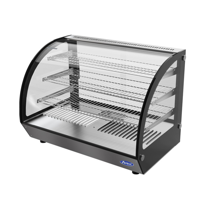 Vitrina Caliente Cristal Curvado De 125L  900×580×678MM 30～90℃