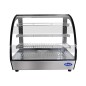 Vitrina Caliente Cristal Curvado De 100L 700×580×678MM 30~90℃ Vitrina Caliente Cristal Curvado De 100L 700×580×678MM 30~90℃