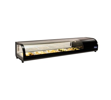 Vitrina Refrigerada Para Sushi 1800X430X310MM 93L 5XGN1/2(20MM) +2°/+8°C