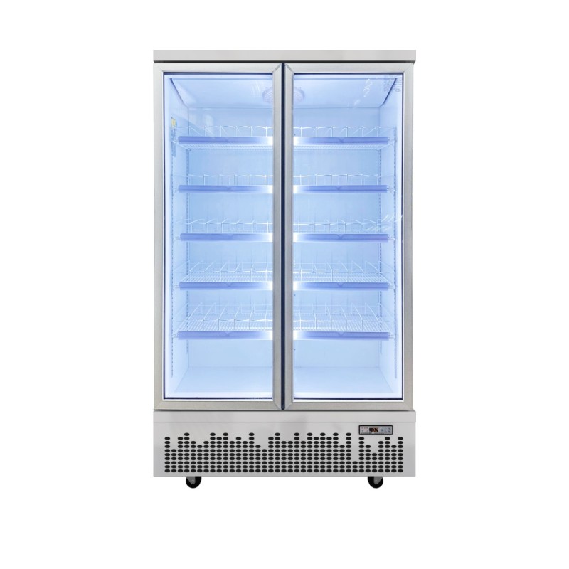 Vitrina Refrigerada Doble Puerta Ventilada 1000L, 2℃ ~ 8℃, 1260*680*2120MM Vitrina Refrigerada Doble Puerta Ventilada 1000L, 2℃ ~ 8℃, 1260*680*2120MM