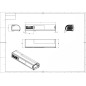 Vitrina Refrigerada Para Sushi 1800X430X310MM 93L 5XGN1/2(20MM) +2°/+8°C