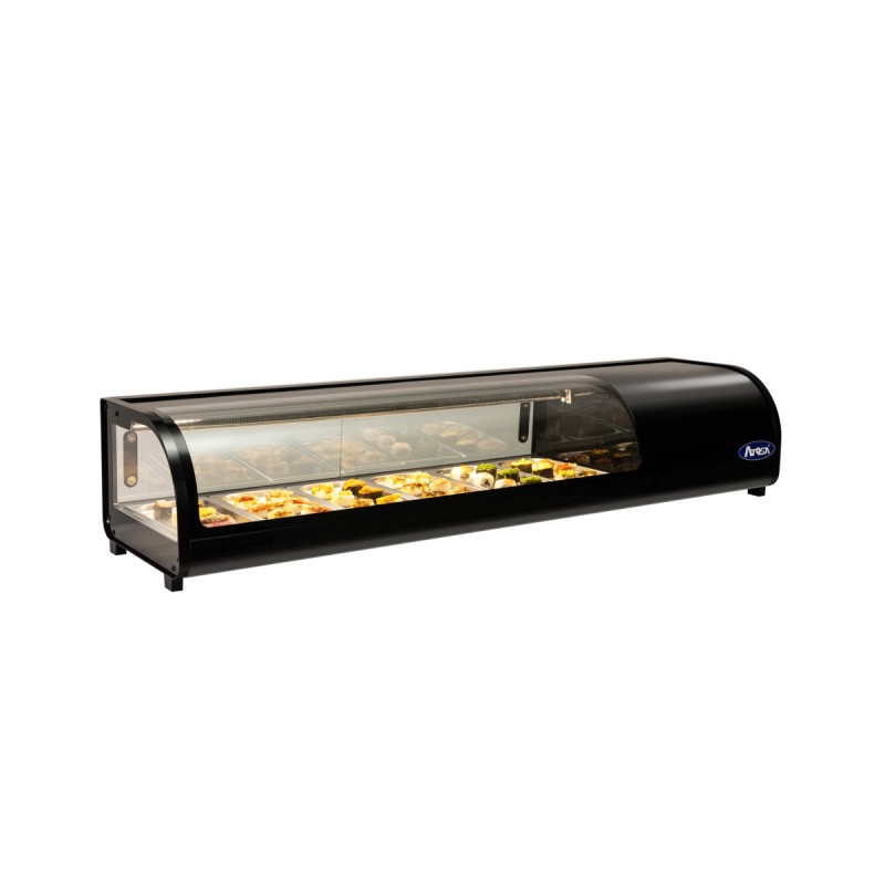 Vitrina Refrigerada Para Sushi 1530x430x310MM 75L  6xGN1/3(20mm) +2°/+8°C