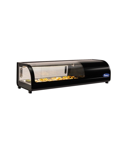 Vitrina Refrigerada Para Sushi 1175X430X310MM 50L 4XGN1/3(20Mm) +2°/+8°C
