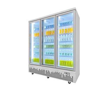 Vitrina Refrigerada De Doble Puerta Ventilada 1500L, 2℃ ~ 8℃, 1890*680*2120MM