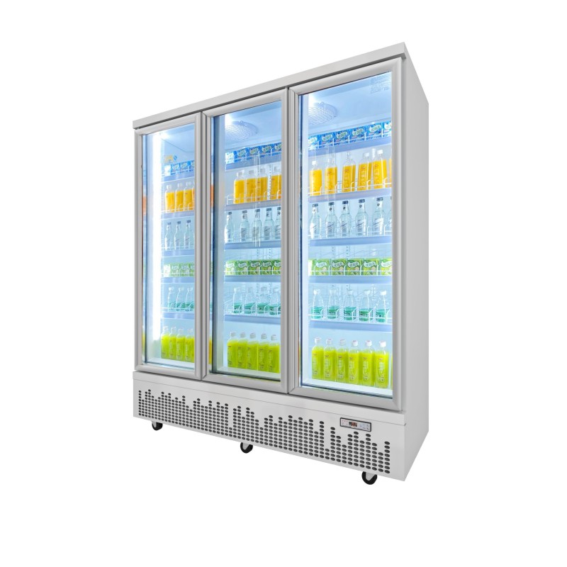 Vitrina Refrigerada De Doble Puerta Ventilada 1500L, 2℃ ~ 8℃, 1890*680*2120MM Vitrina Refrigerada De Doble Puerta Ventilada 1500L, 2℃ ~ 8℃, 1890*680*2120MM