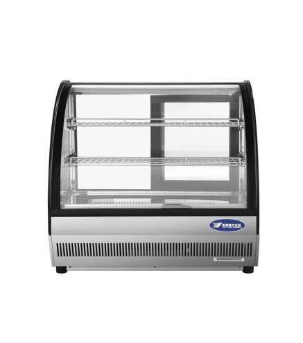 Vitrina Refrigerada De Sobremesa Frontal Cristal Redonda Ventilada 715*560*670MM