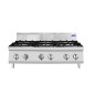 Cocina Industrial a Gas Sobremesa 6 Quemadores 120x70x54.7CM 31.5Kw
