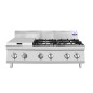 Cocina Industrial a Gas Sobremesa 6 Quemadores 120x70x54.7CM 31.5Kw