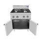 Cocina de Gas 4 Quemadores - 80x70x108.5cm 28kW