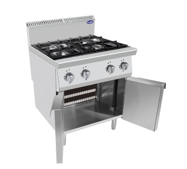 Fogón de Gas 4 Quemadores - 80x70x108.5cm 28kW
