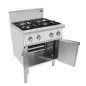 Cocina de Gas 4 Quemadores - 80x70x108.5cm 28kW