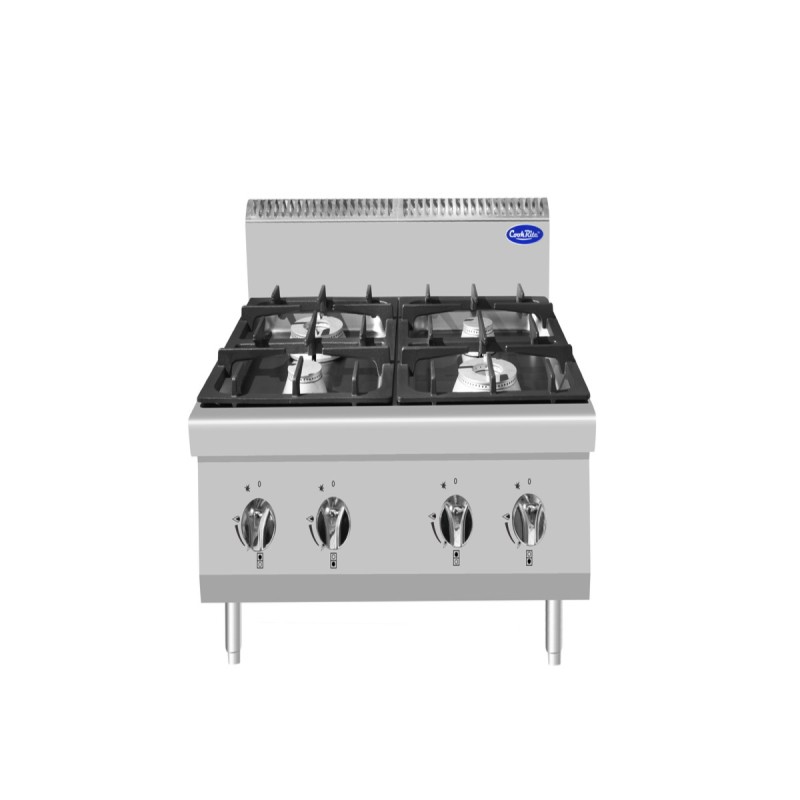Fogón De Gas Natural De Sobremesa Con 4 Quemadores Serie 700 - 800X700X547MM 28KW - 4X7KW Fogón De Gas Natural De Sobremesa Con 4 Quemadores Serie 700 - 800X700X547MM 28KW - 4X7KW