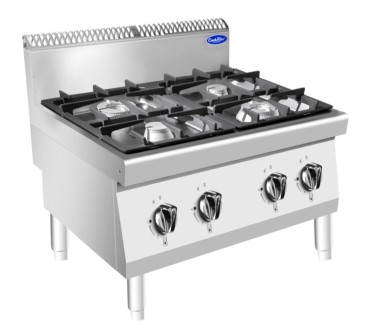 Fogón De Gas Natural De Sobremesa Con 4 Quemadores Serie 700 - 800X700X547MM 28KW - 4X7KW