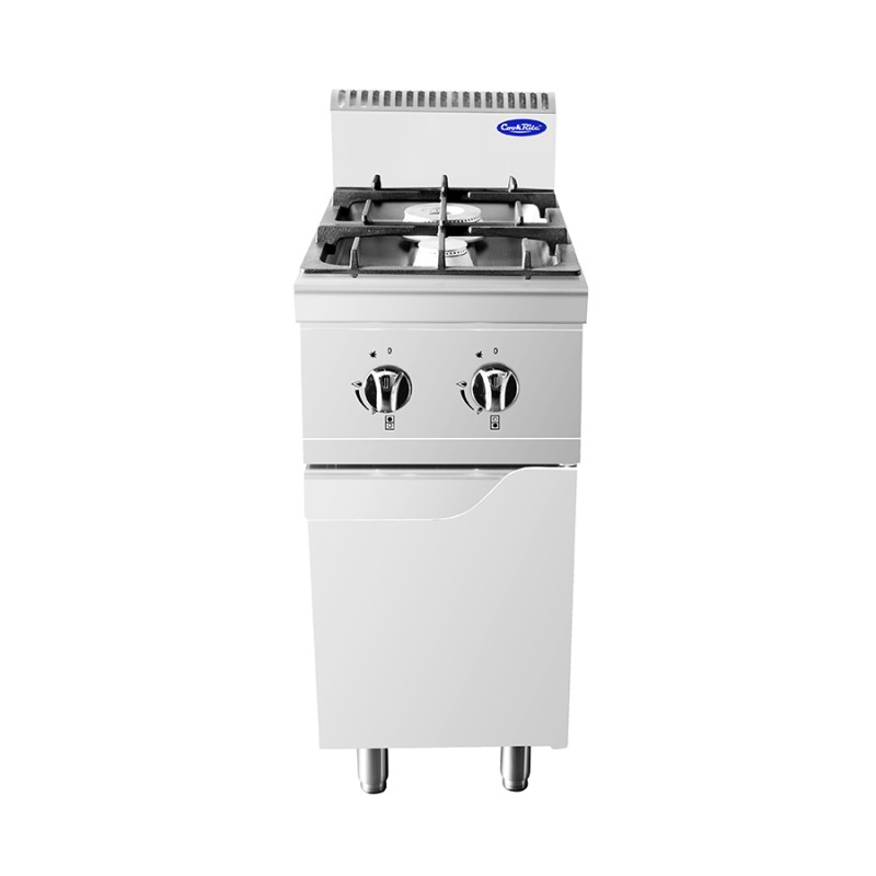 Cocina de Gas con 2 Quemadores - 40x70x108.5cm 14kW
