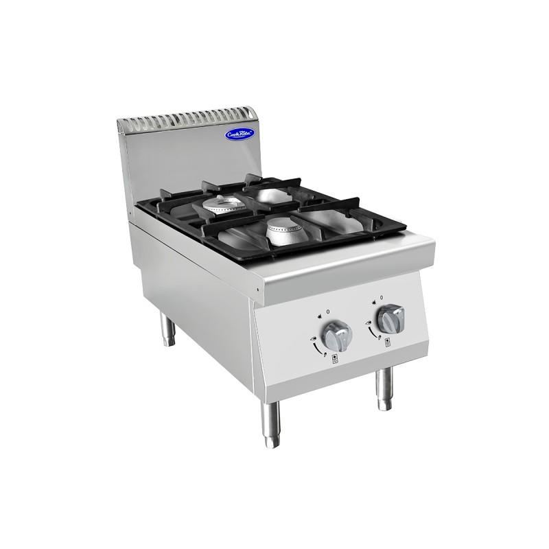 Cocina de Gas Sobremesa con 2 Quemadores 40x70x54.7cm 14kW Cocina de Gas Sobremesa con 2 Quemadores 40x70x54.7cm 14kW