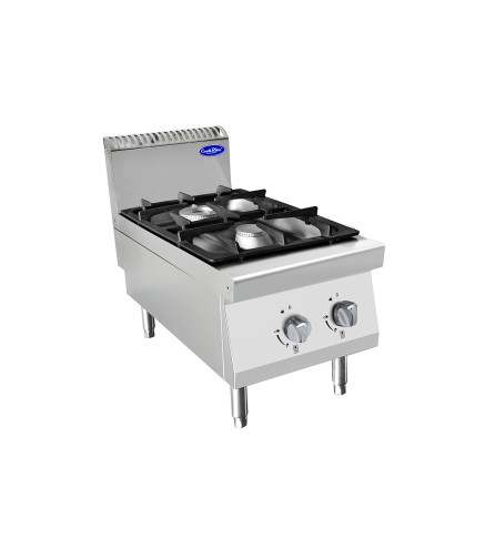 Fogón De Gas Natural De Sobremesa Con 2 Quemadores Serie 700 - 400X700X547MM 14KW - 2X7KW