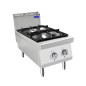Fogón De Gas Natural de Sobremesa Con 2 Quemadores Serie 700 - 400X700X547MM 10.50KW - 1X3,5KW+1X7KW Fogón De Gas Natural de Sobremesa Con 2 Quemadores Serie 700 - 400X700X547MM 10.50KW - 1X3,5KW+1X7KW
