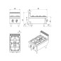Cocina Industrial de Gas Sobremesa con 2 Quemadores 40x70x54.7cm 10.5kW Cocina Industrial de Gas Sobremesa con 2 Quemadores 40x70x54.7cm 10.5kW