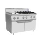 Cocina de Gas Restaurante con 6 Quemadores 120x70x108.5cm 42kW Cocina de Gas Restaurante con 6 Quemadores 120x70x108.5cm 42kW