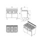 Fogón De Gas Natural Con 6 Quemadores Serie 700 - 1200X700X1085MM 42KW - 6X7KW Fogón De Gas Natural Con 6 Quemadores Serie 700 - 1200X700X1085MM 42KW - 6X7KW