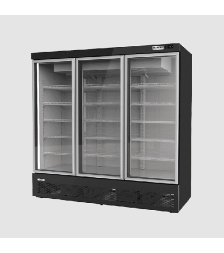 Armario Frigorífico Vertical Con 3 Puertas Ventiladas 1660L, 2℃~7℃, 1965*750*1930MM