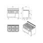 Cocina de Gas Profesional de 6 Quemadores con Horno 120x70x108.5cm 50kW