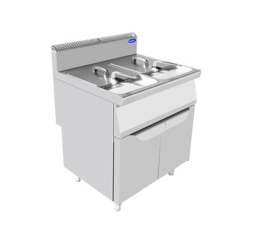 Freidora De Pie Serie 700 - Gas Natural 2X13KW 2X16L 110-190°C 800X700X1085MM