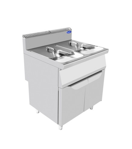 Freidora De Pie Serie 700 - Gas Natural 2X13KW 2X16L 110-190°C 800X700X1085MM
