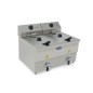 Freidora Eléctrica 8L+8L Con Grifo Drenaje - 580X480X430MM 50-190°C Freidora Eléctrica 8L+8L Con Grifo Drenaje - 580X480X430MM 50-190°C