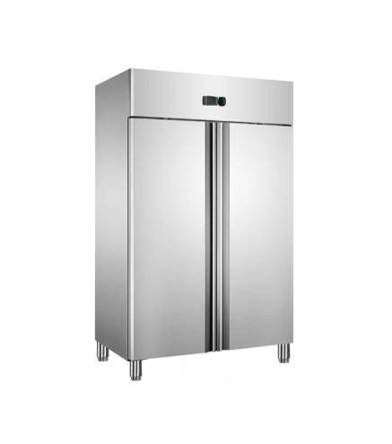 Armario Frigorífico Vertical Inox Ventilado Con 2 Puertas 1240L, -2 ℃ ~ 8 ℃, 350W, 1965*750*1930MM