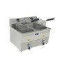 Freidora Eléctrica 8L+8L Con Grifo Drenaje - 580X480X430MM 50-190°C Freidora Eléctrica 8L+8L Con Grifo Drenaje - 580X480X430MM 50-190°C
