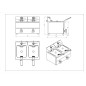 Freidora Eléctrica 8L+8L Con Grifo Drenaje - 580X480X430MM 50-190°C Freidora Eléctrica 8L+8L Con Grifo Drenaje - 580X480X430MM 50-190°C