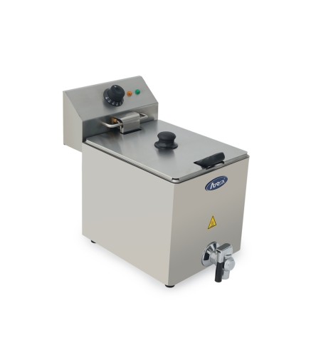 Freidora Eléctrica 8L Con Grifo De Drenaje - 270X480X395MM 50-190°C