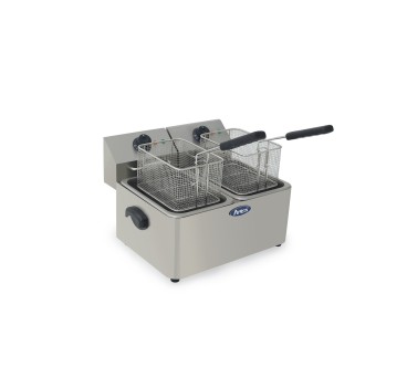 Freidora Eléctrica 4L+4L 220-240V 2X2 5Kw - 490X380X315MM 50-190°C