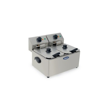 Freidora Eléctrica 4L+4L 220-240V 2X2 5Kw - 490X380X315MM 50-190°C