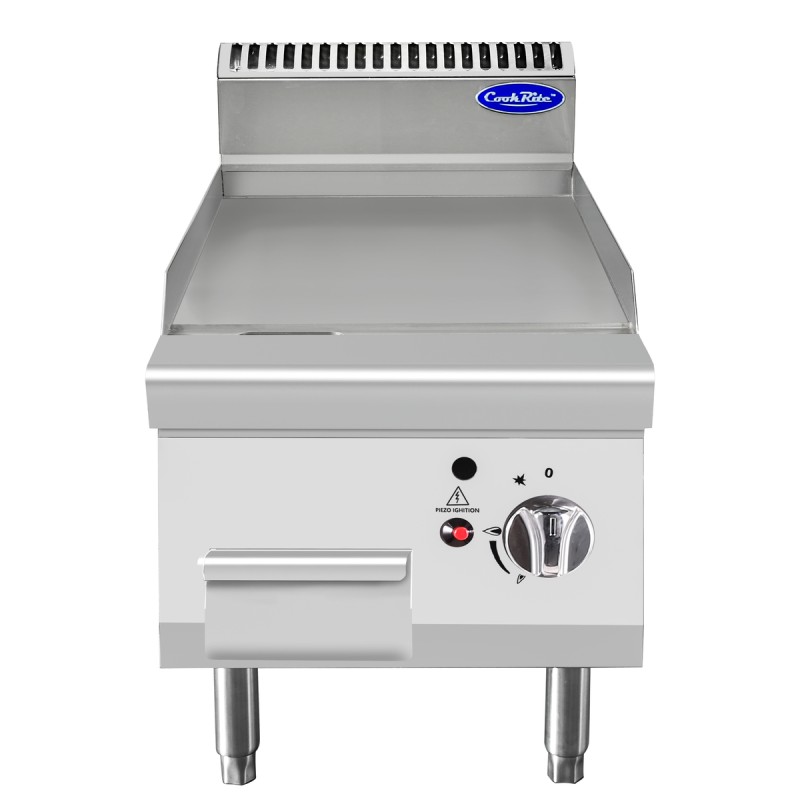 Plancha Gas Natural Lisa 7kW 400x700x547mm