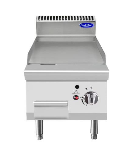 Plancha Gas Natural Lisa 7kW 400x700x547mm