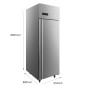 Armario Congelador De Acero GN2/1 Inox Capacidad 488L Armario Congelador De Acero GN2/1 Inox Capacidad 488L